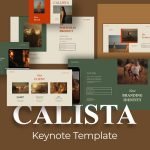 Calista Keynote Template main cover.