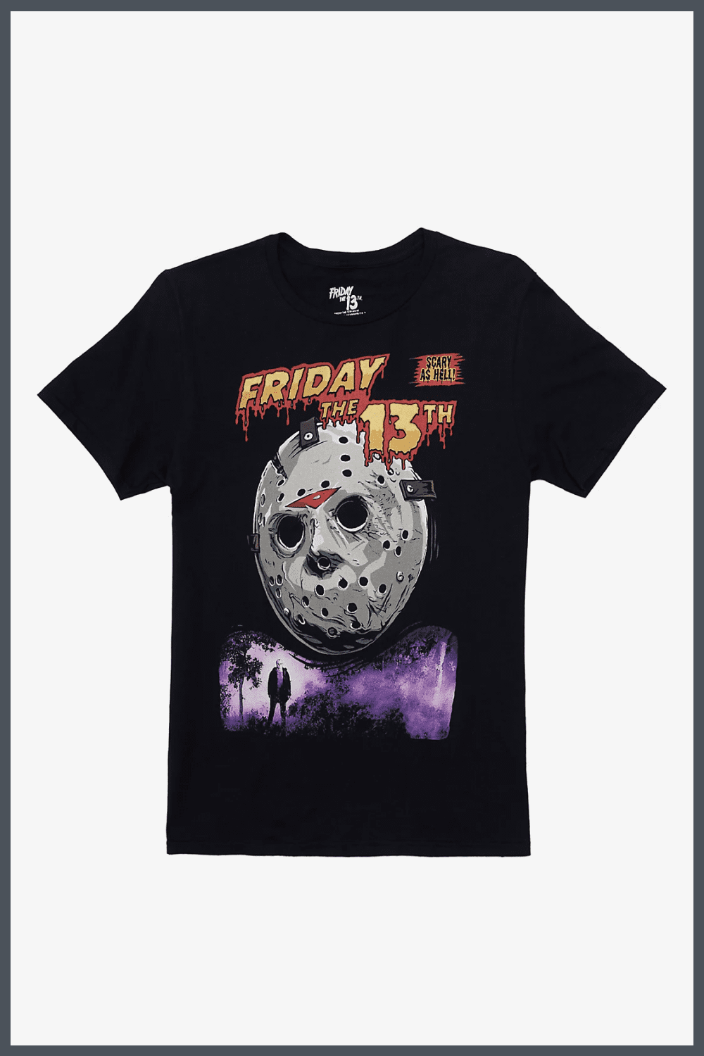 Mask T-shirt from the horror movie Saw.