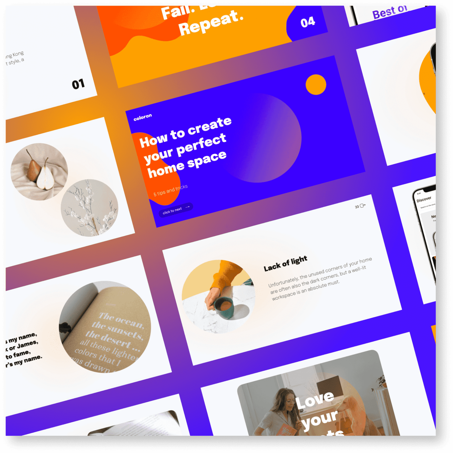 Coloron Creative Keynote Template MasterBundles