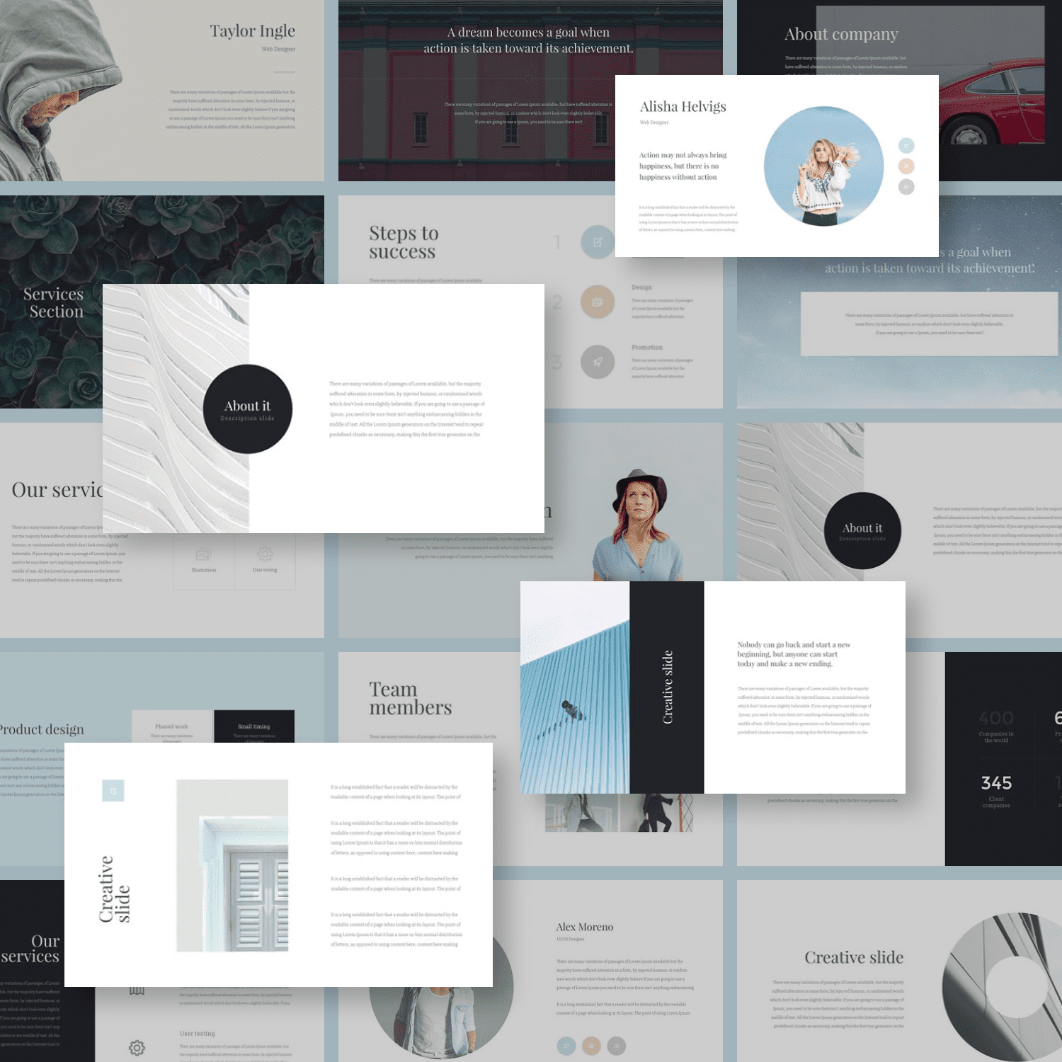 Focus PowerPoint Template + GIFT cover image.