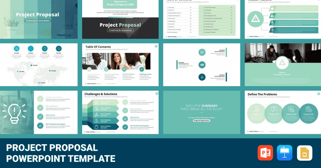 Project Proposal PowerPoint Template – MasterBundles