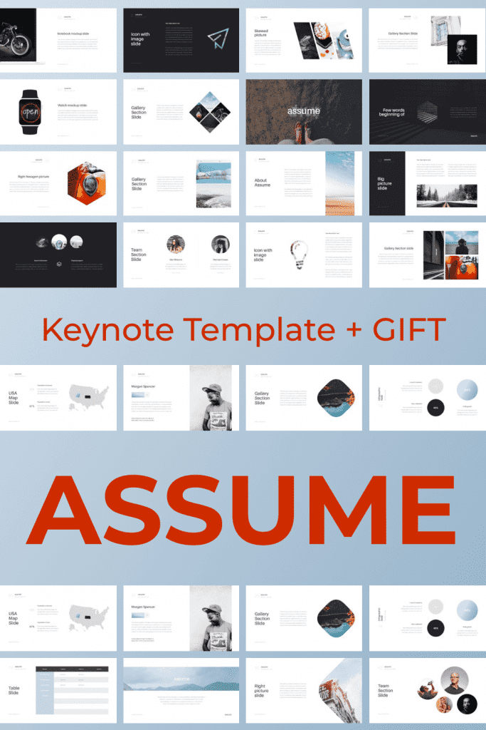 Assume Keynote Template + GIFT – MasterBundles
