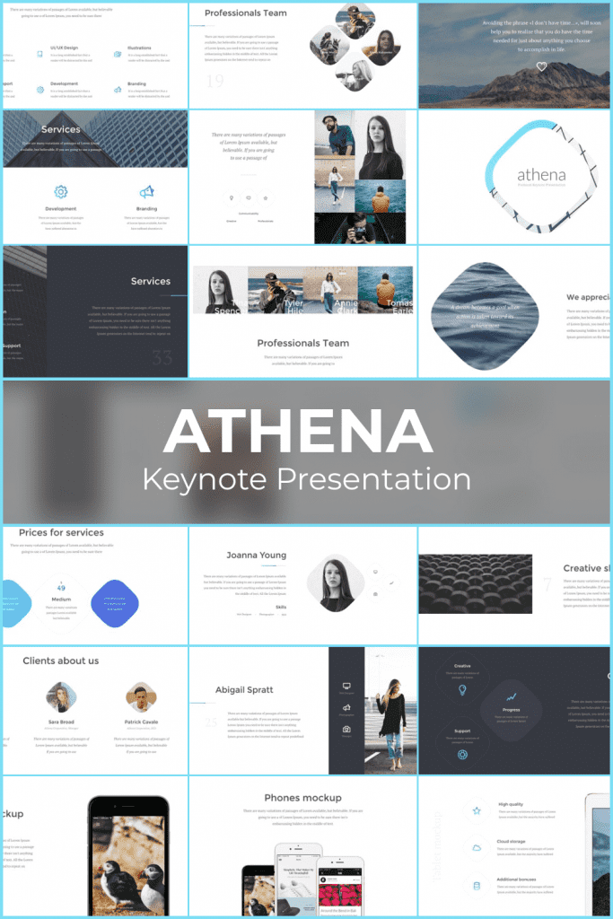 Athena Multipurpose Keynote Presentation – MasterBundles