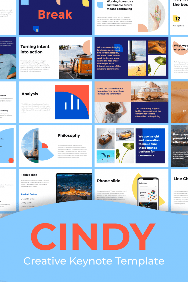 Cindy - Creative Keynote Template – MasterBundles
