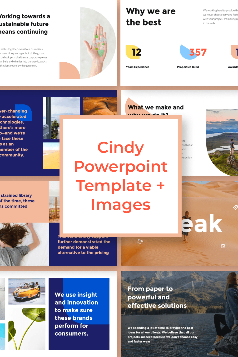 Cindy Powerpoint Template - Pinterest.