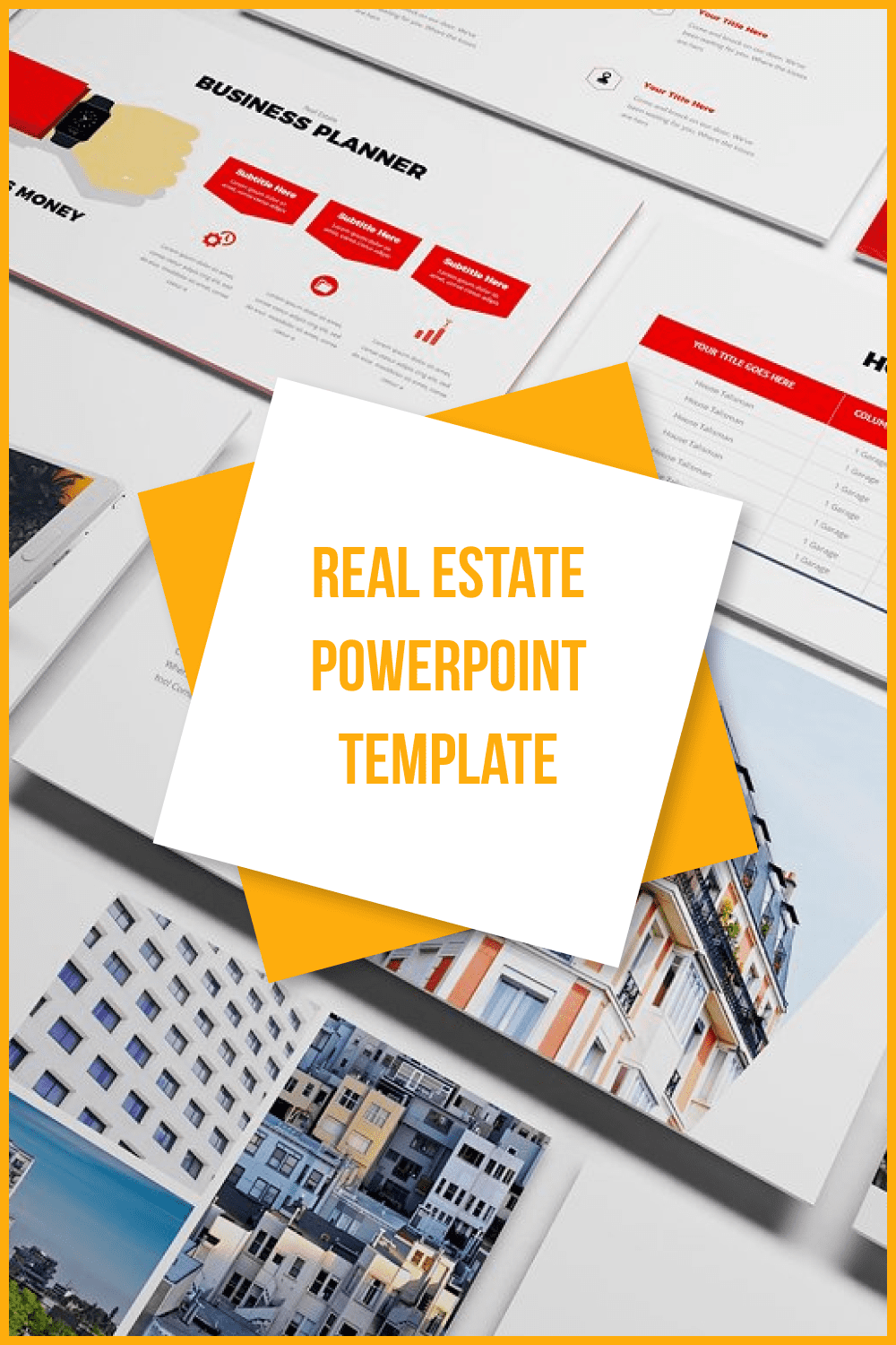Pinterest Real Estate Powerpoint Templat.