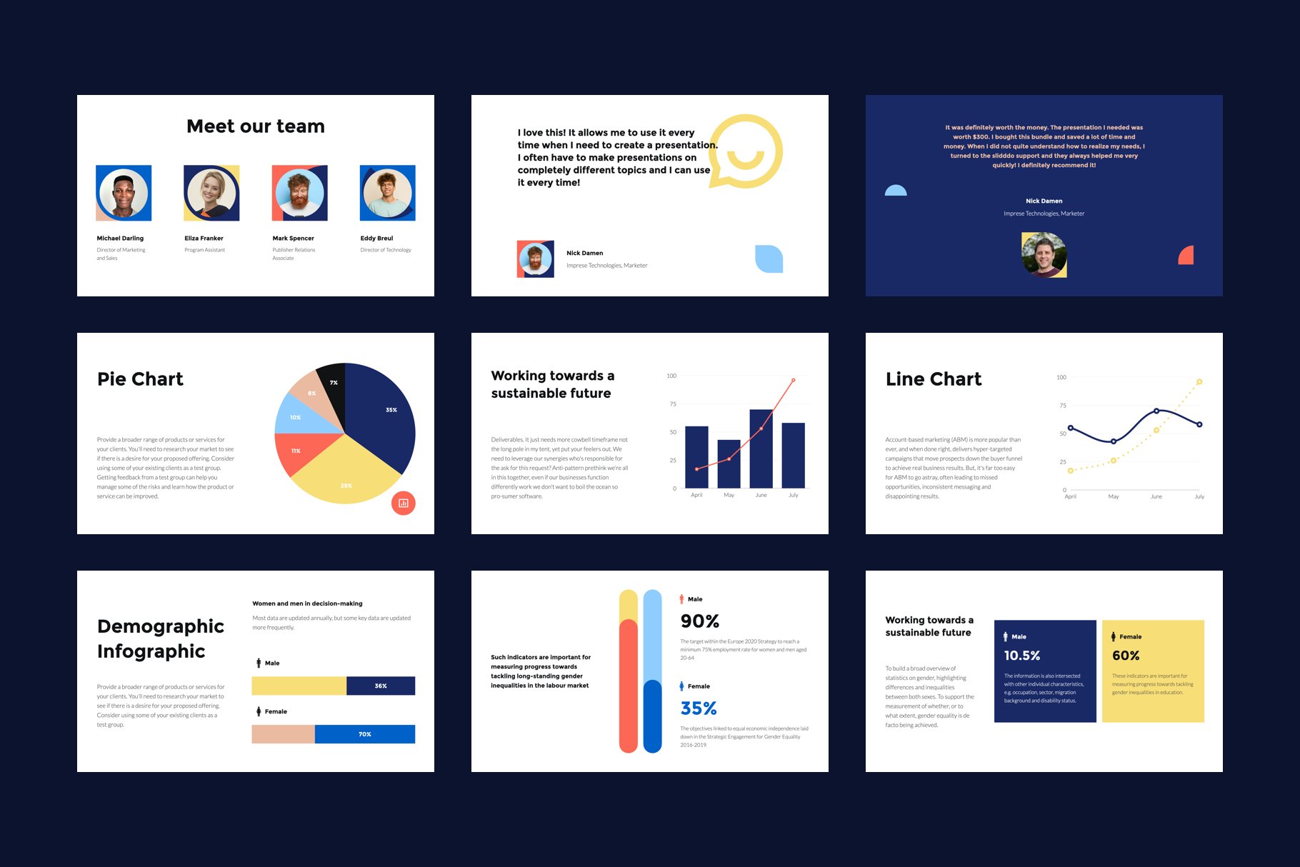 The template collection has cool infographics and diagrams.