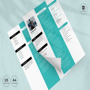 Creative Agency CV Resume Template – MasterBundles