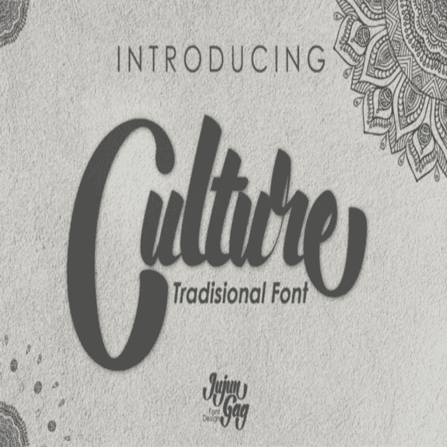 Culture Fonts main cover.