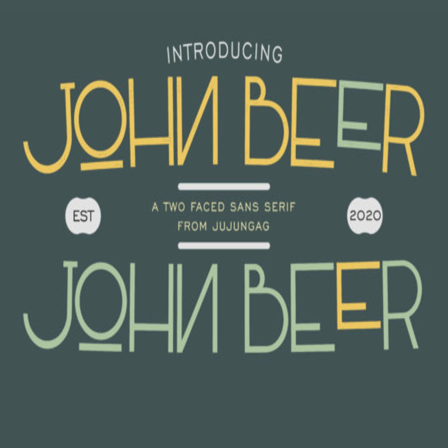 John Beer Fonts main cover.
