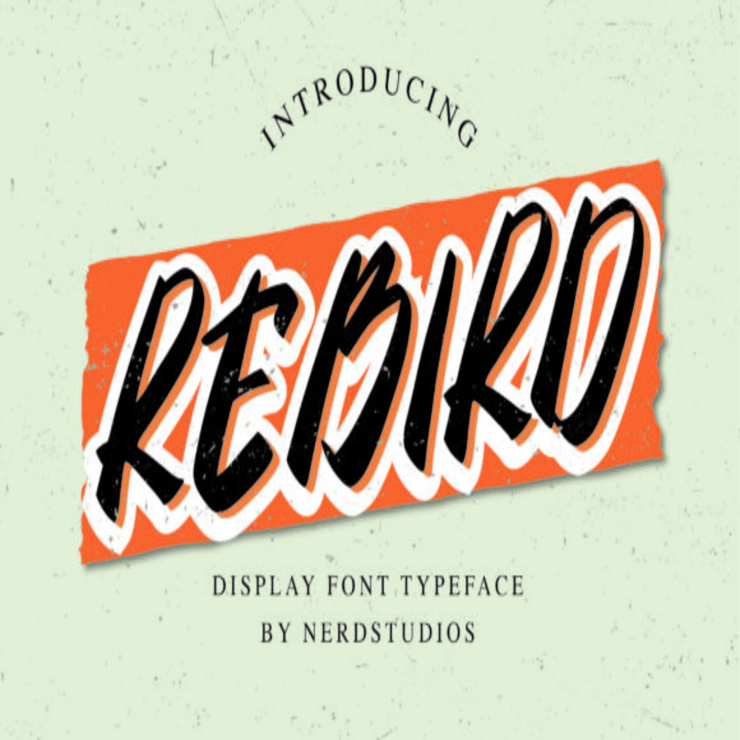 Rebird Fonts main cover.