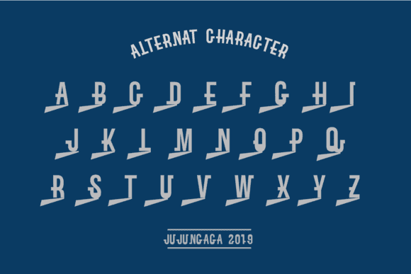 All characters of Robinson font.