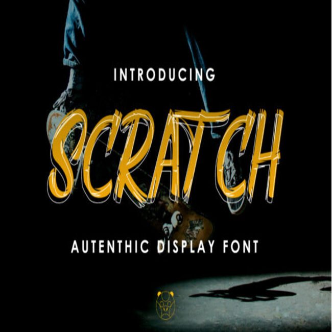 Scratch Fonts main cover.