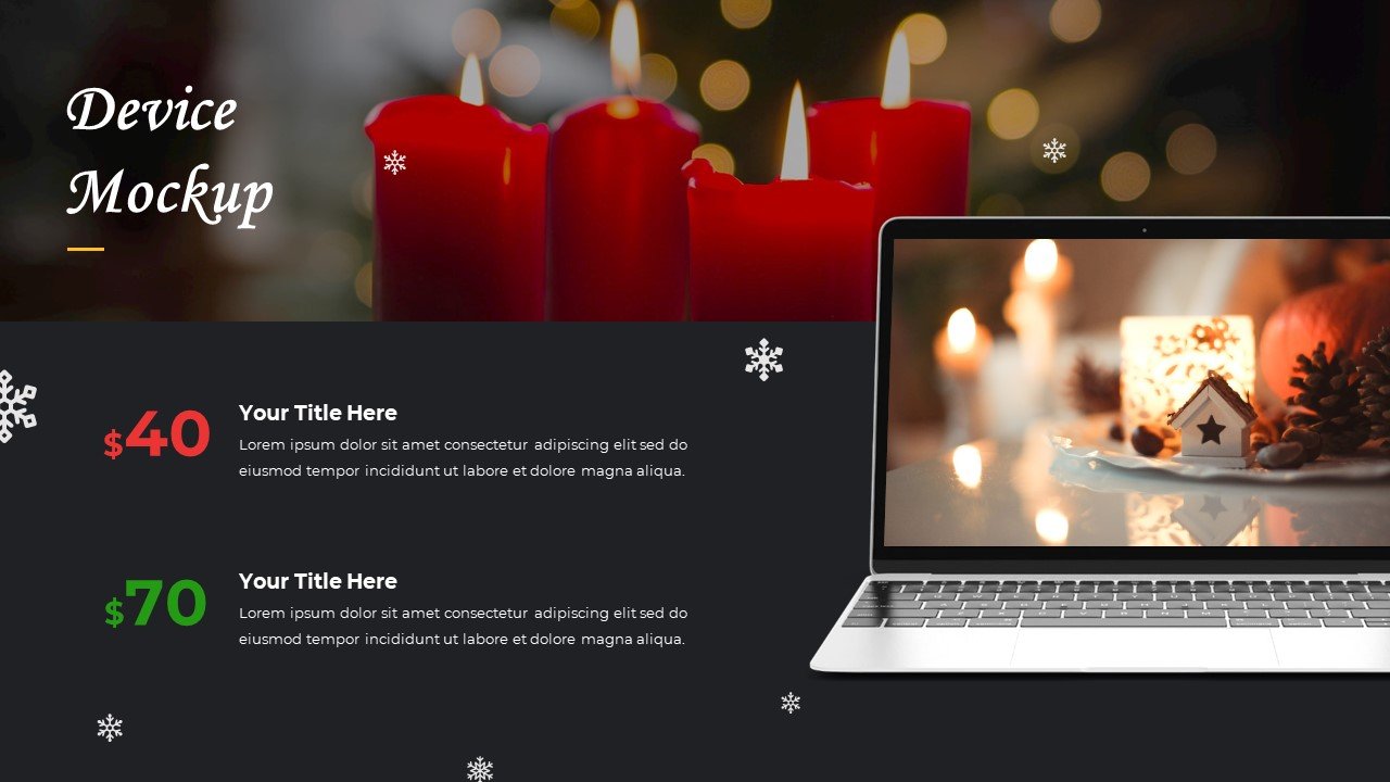 Merry Christmas Powerpoint Presentation Template | Master Bundles