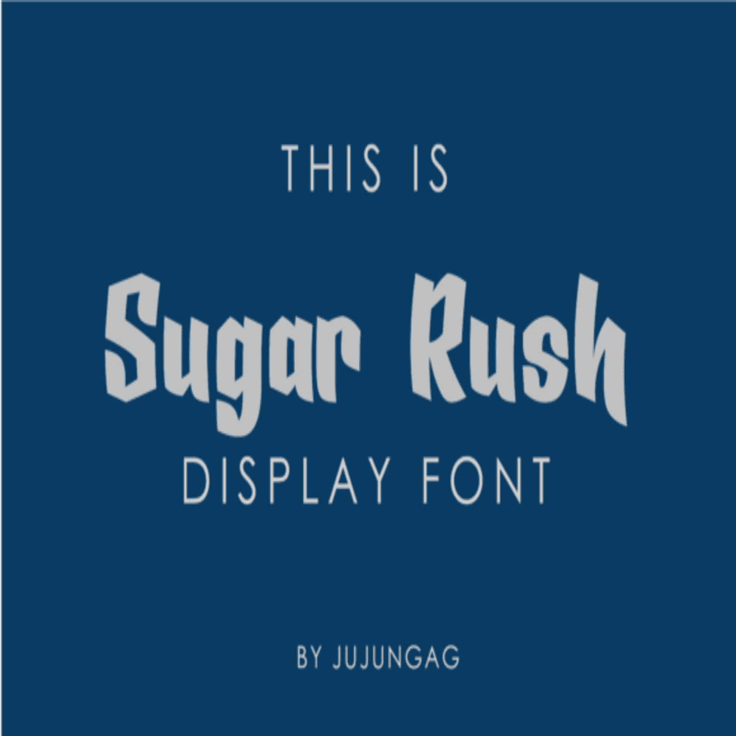 Sugar Rush Fonts main cover.
