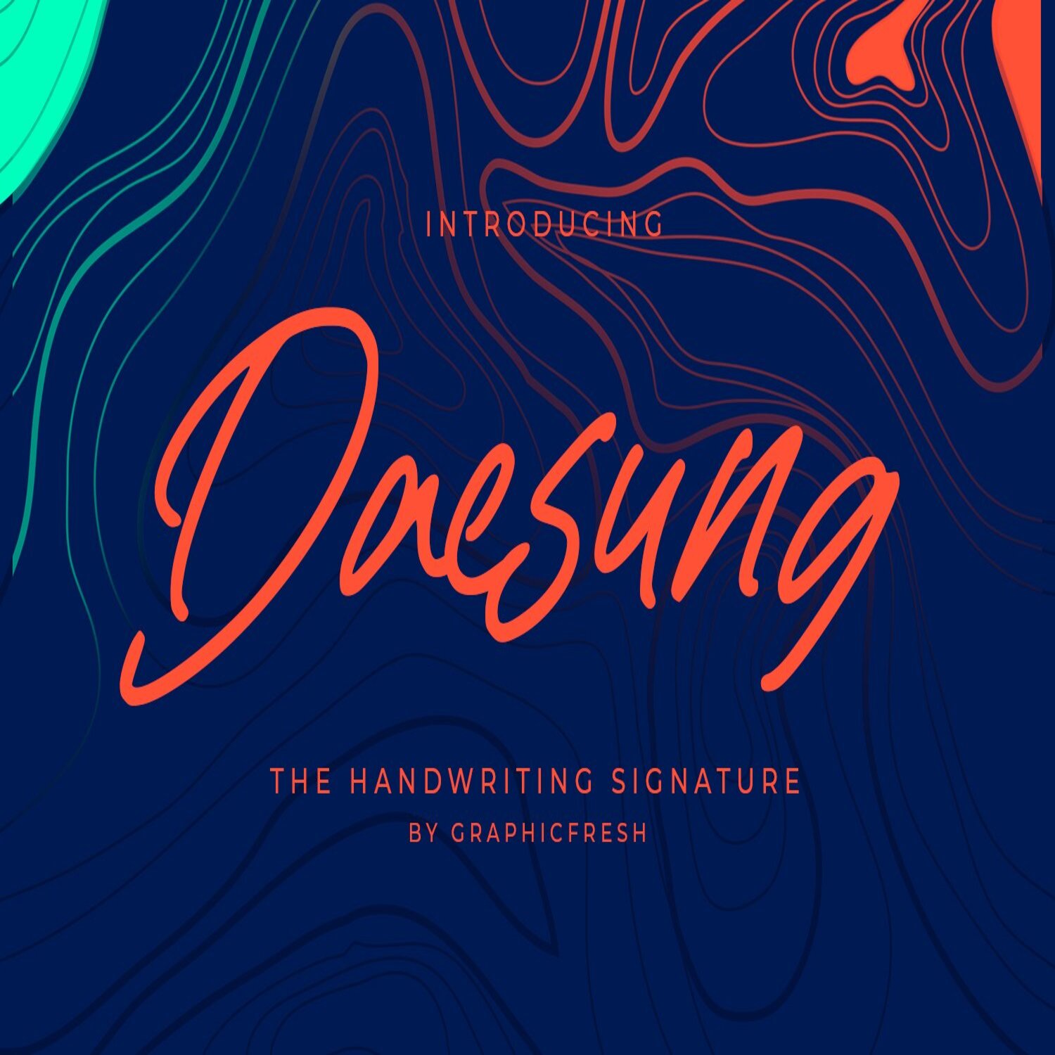 Daesung - The Handwriting Signature main cover.