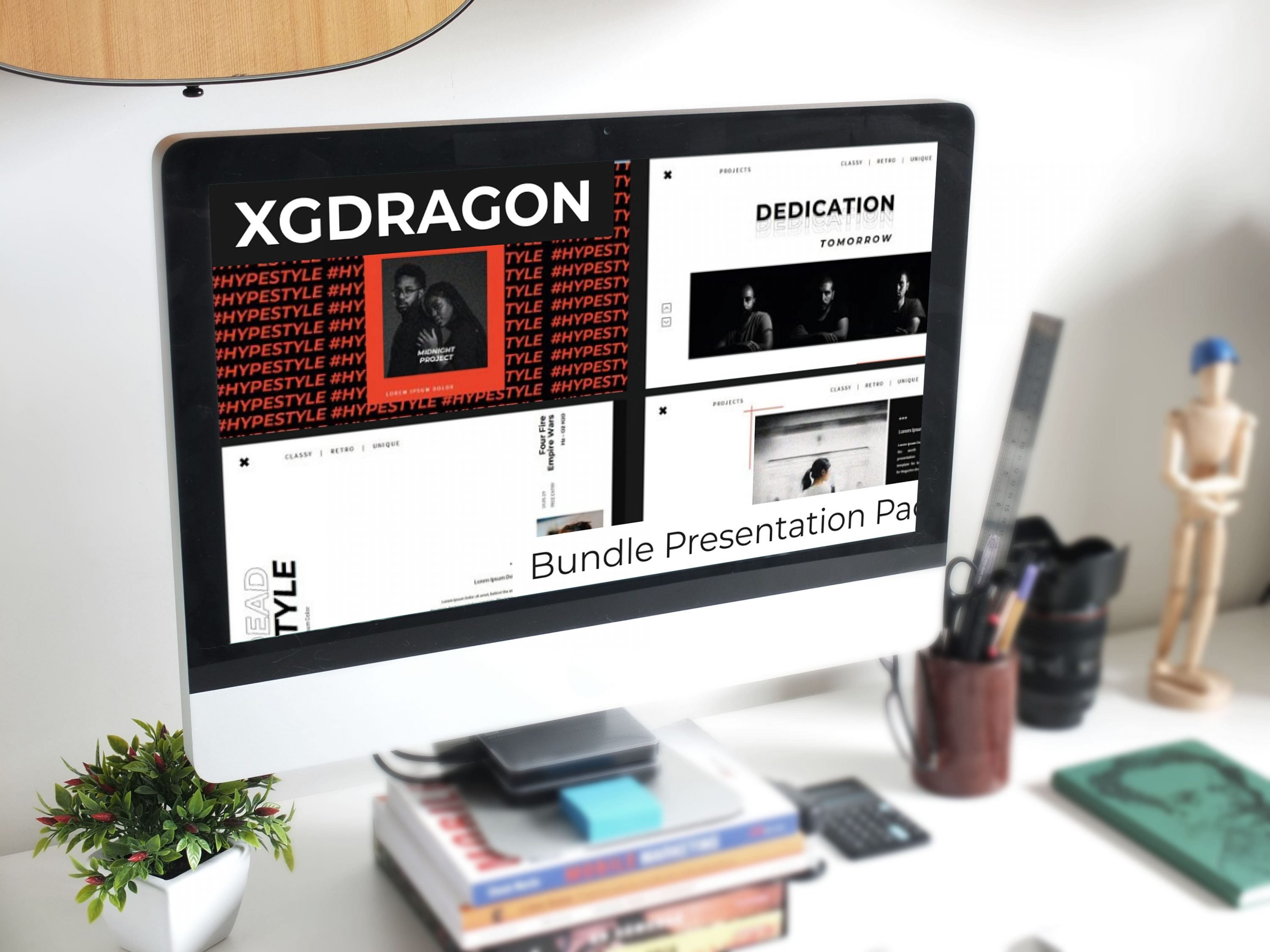 Desktop option of the XGDRAGON Bundle Presentation Pack.