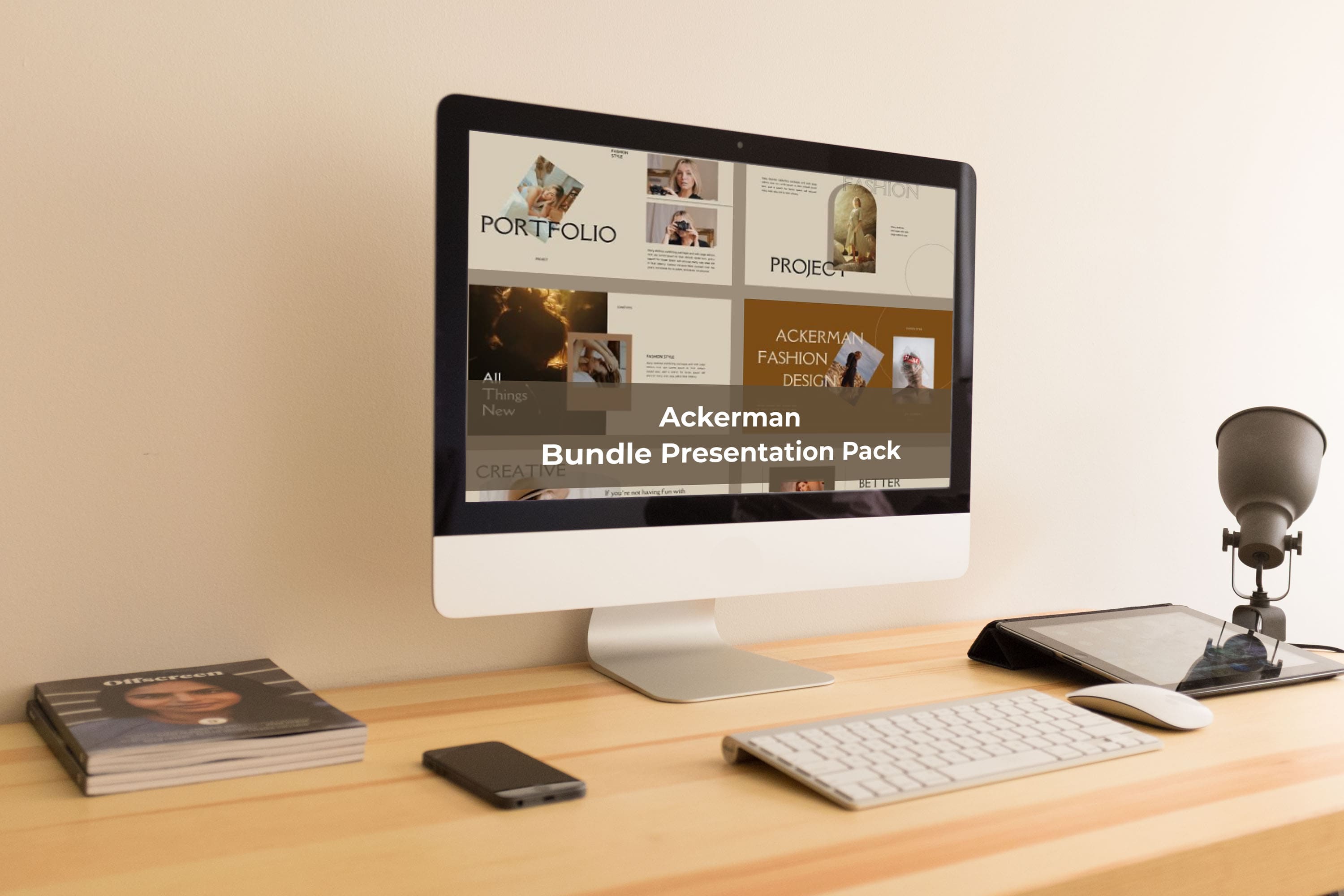 Desktop option of the Ackerman Bundle Presentation Pack.