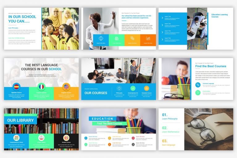 Education PowerPoint Template | Master Bundles