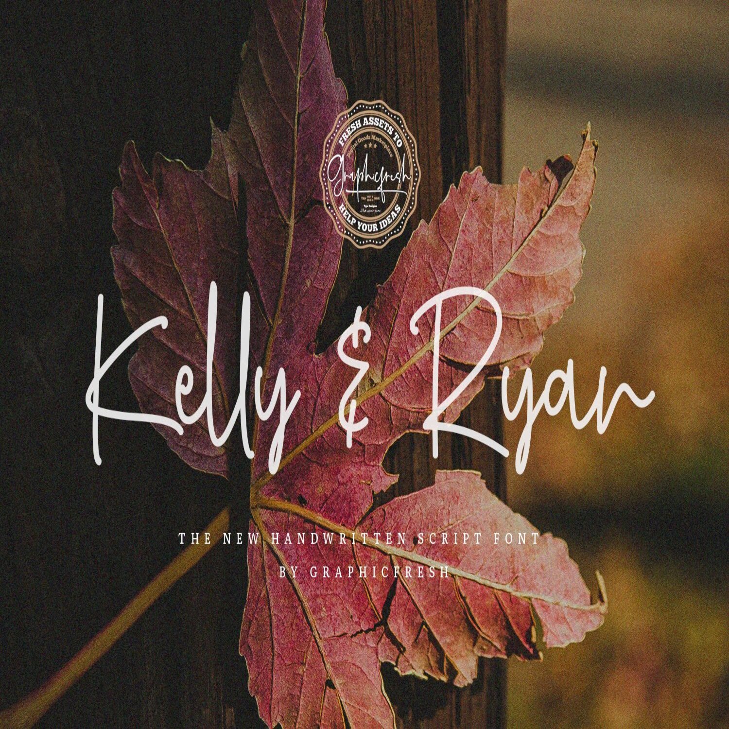 Kelly & Ryan | The Handwritten Font main cover.