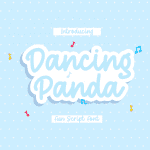 Dancing Panda - A Fun Script Font Example.