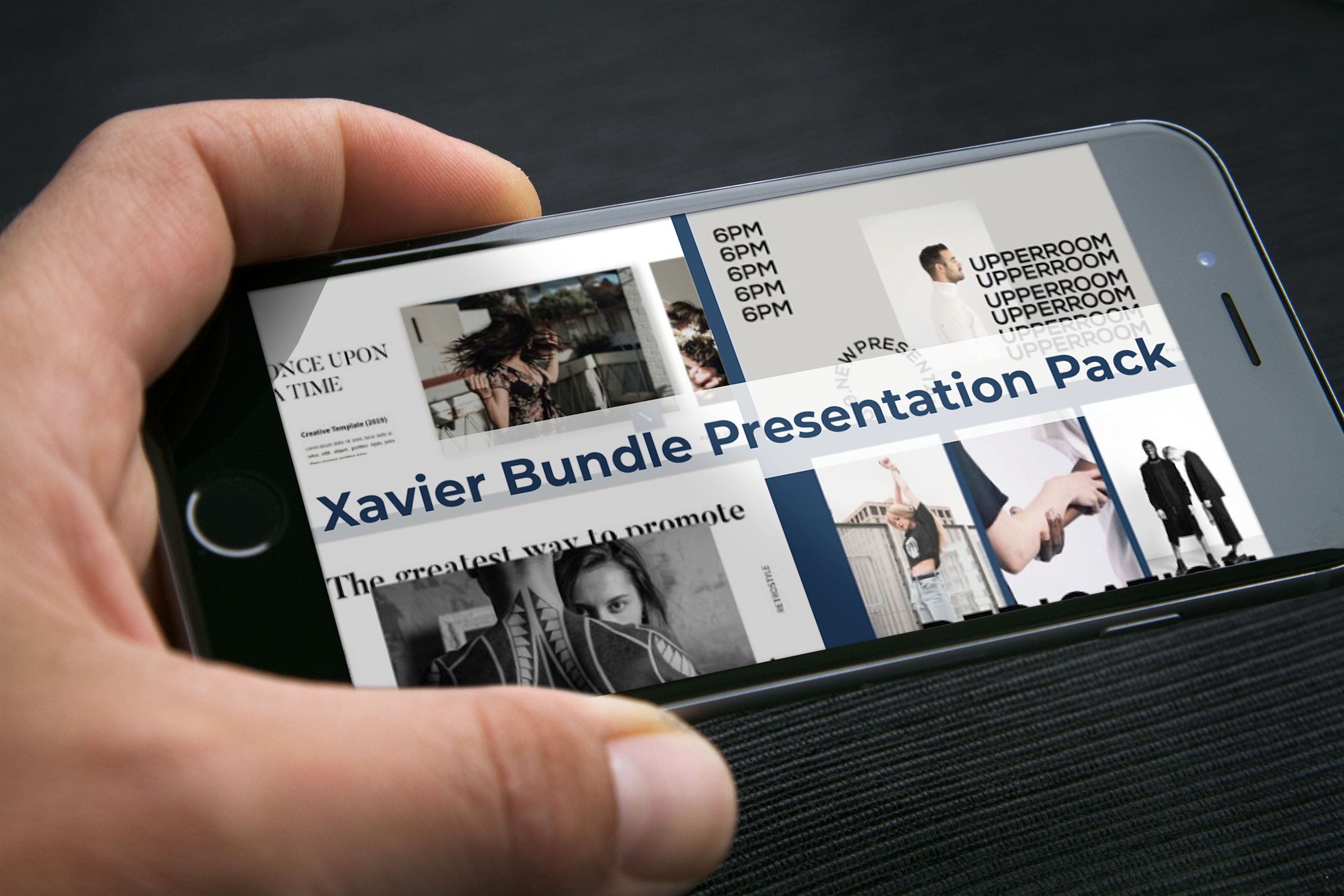 Mobile option of the Xavier Bundle Presentation Pack.