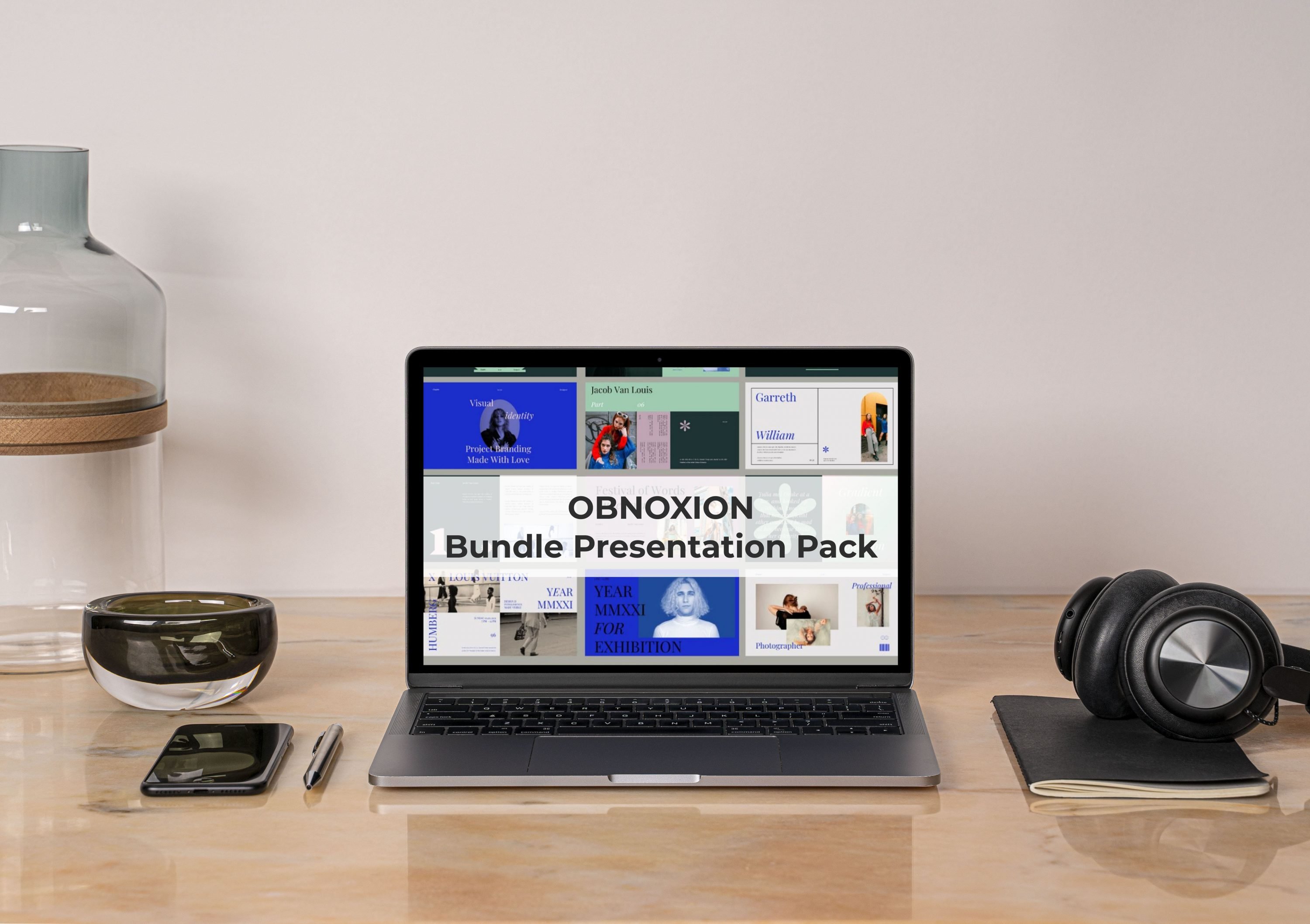 Laptop option o the OBNOXION-Bundle Presentation Pack.