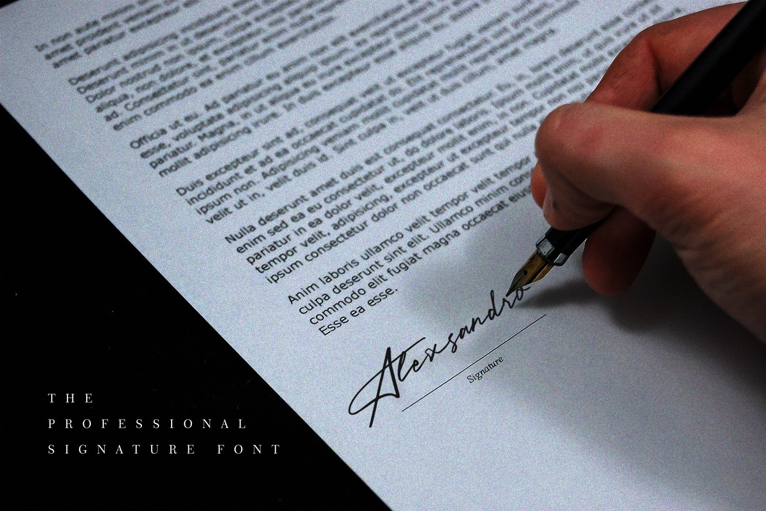 Nice and stylish font for signatures.