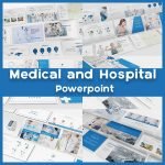 Medical and Hospital Powerpoint main cover.