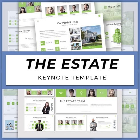 The Estate - Keynote Template main cover.