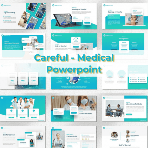 Careful - Medical Powerpoint main cover.
