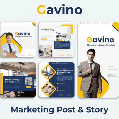 Gavino - Marketing Post & Story main cover.