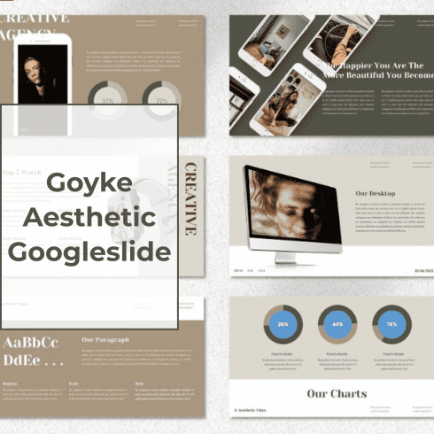 Goyke - Aesthetic Googleslide main cover.