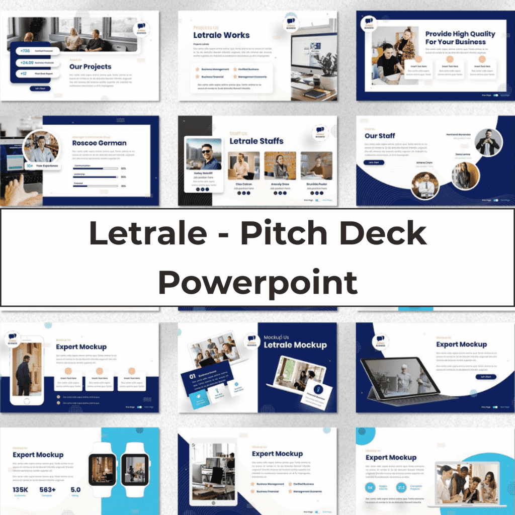 Letrale - Pitch Deck Powerpoint – MasterBundles