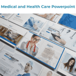 Medical and Health Care Powerpoint main cover.