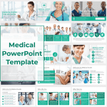 Medical PowerPoint Template main cover.