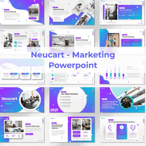 Neucart - Marketing Powerpoint main cover.