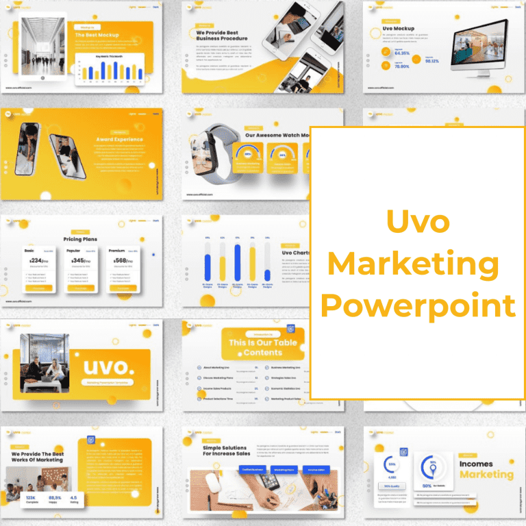 Uvo - Marketing Powerpoint Template – MasterBundles