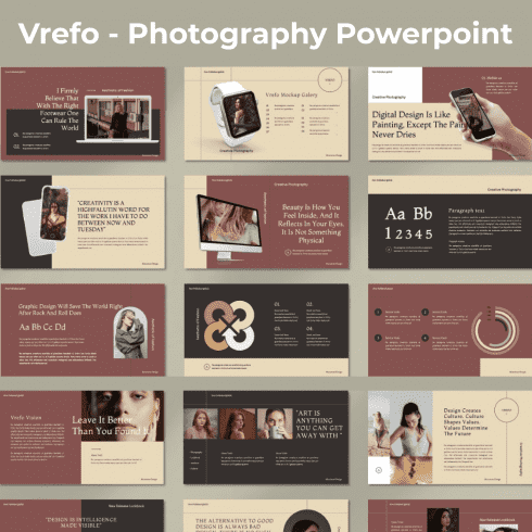 Vrefo - Photography Powerpoint main cover.