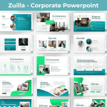 Zuilla - Corporate Powerpoint main cover.