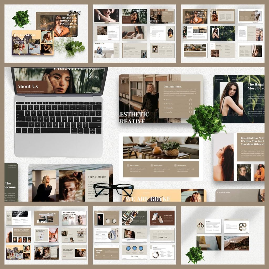 Goyke - Aesthetic Keynote Template – MasterBundles