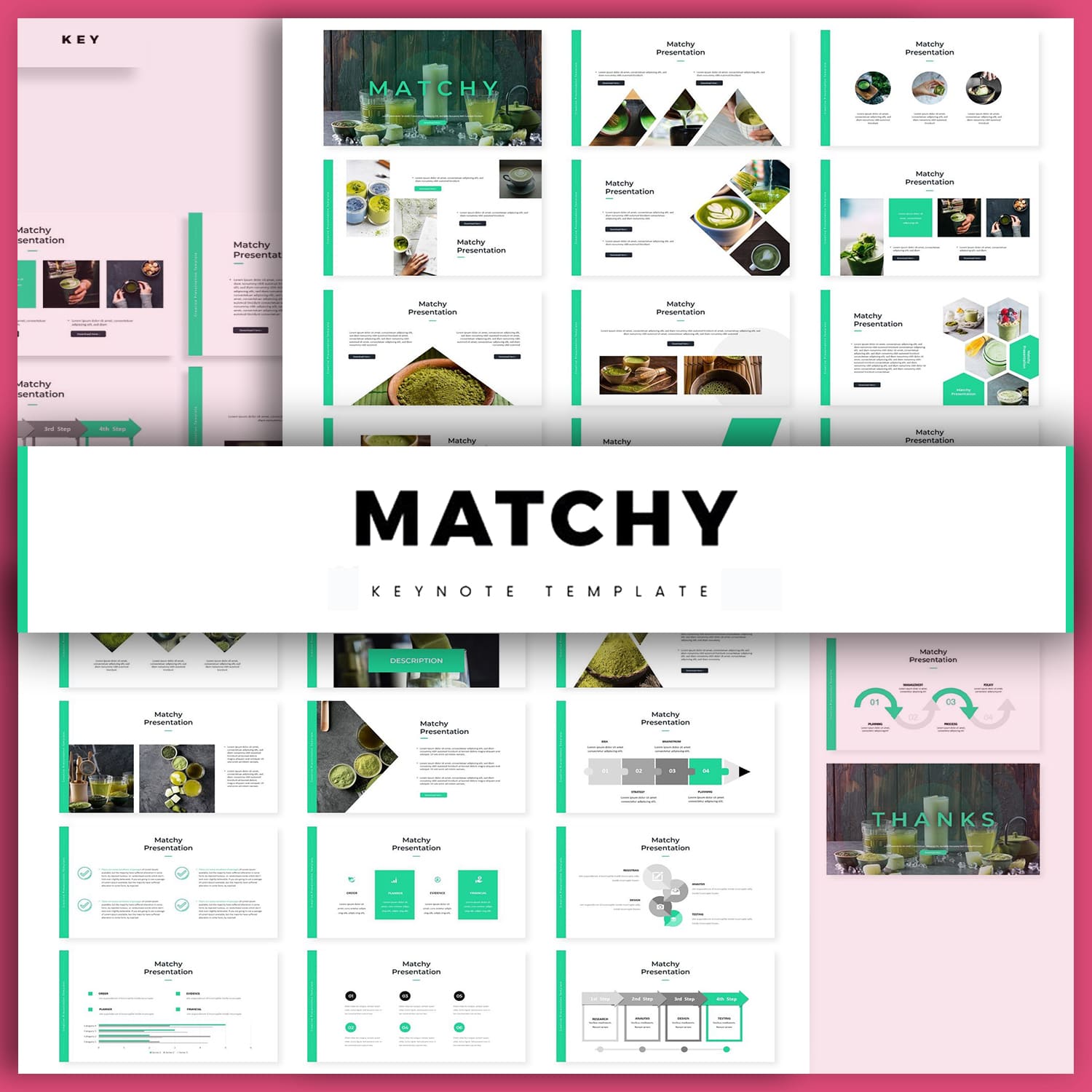 Matchy - Keynote Template cover image.