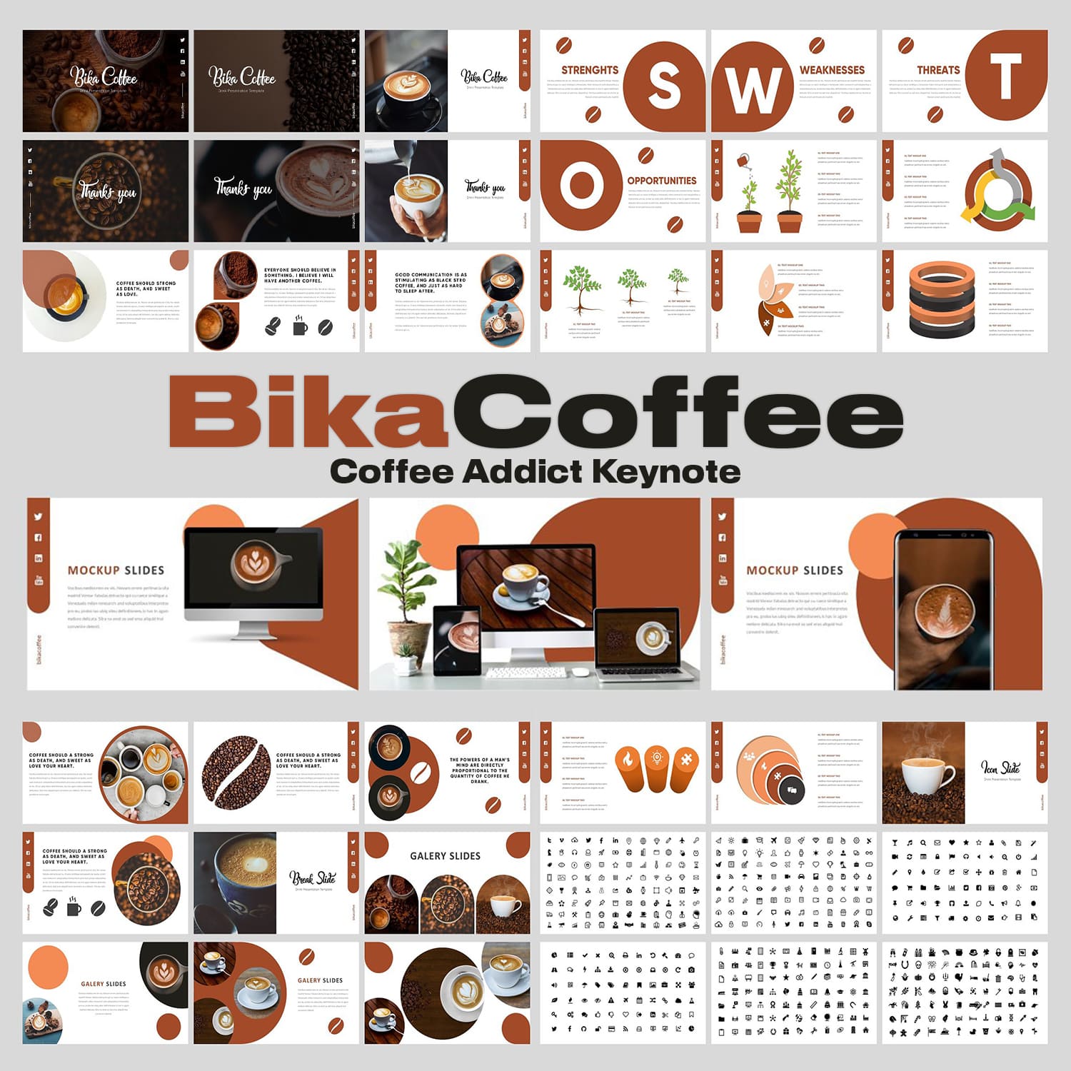 Bika Coffee - Coffee Addict Keynote main cover.