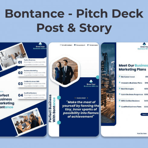 Bontance - Pitch Deck Post & Story cover image.