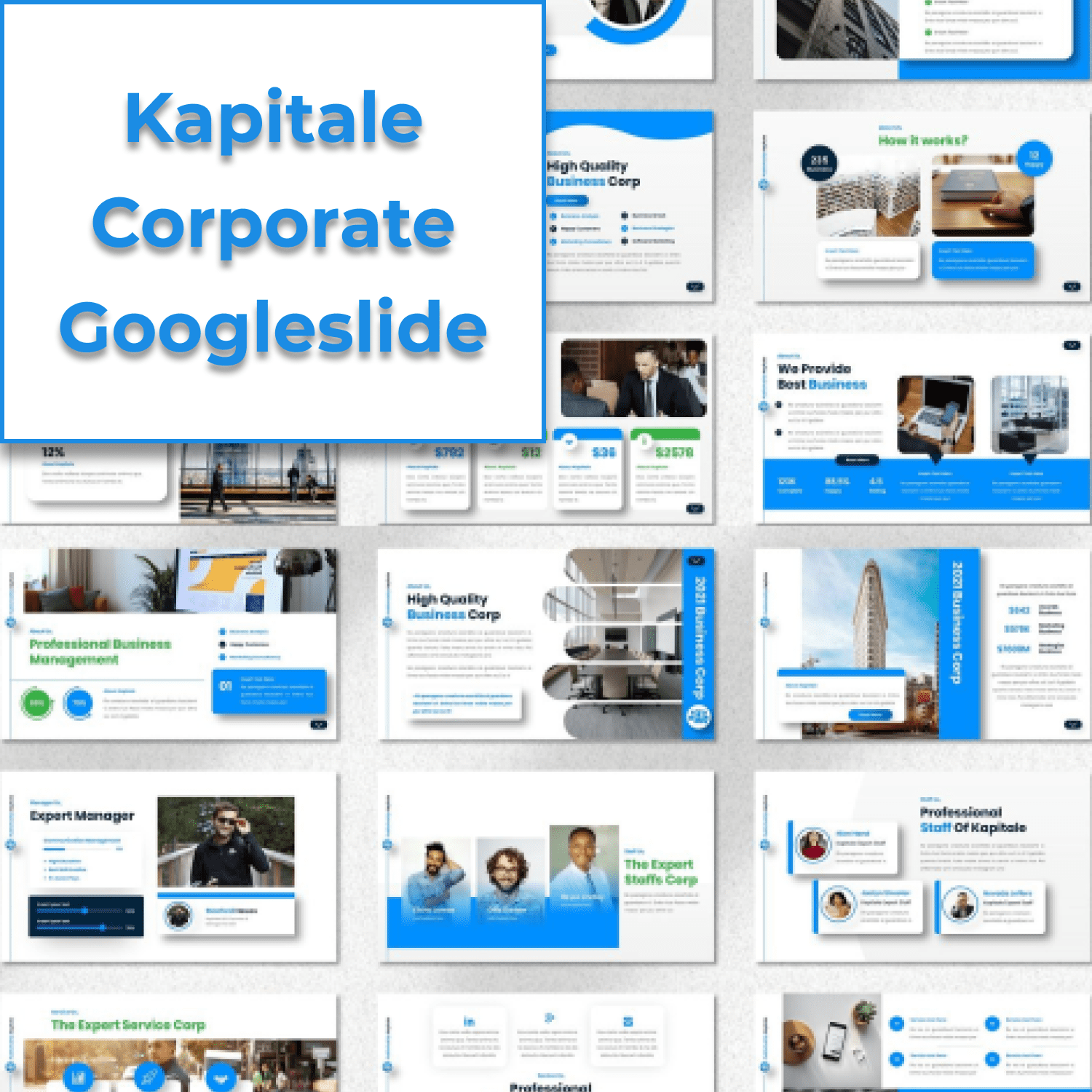 Kapitale - Corporate Googleslide cover image.