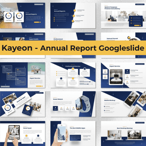 Kayeon - Annual Report Googleslide cover image.