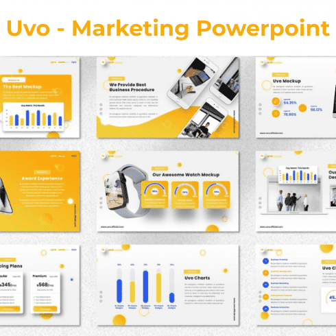 Uvo - Marketing Powerpoint Template – MasterBundles