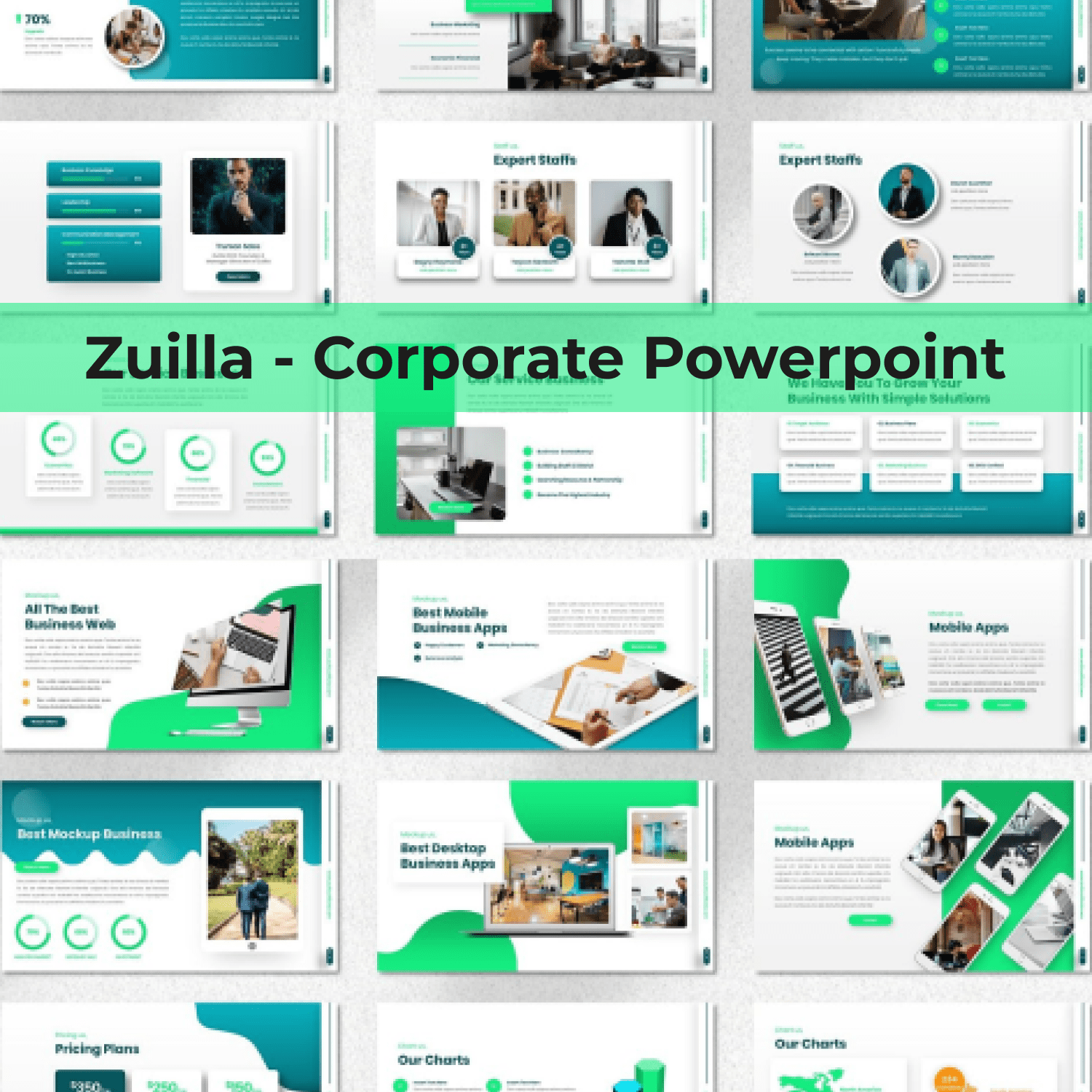 Zuilla - Corporate Powerpoint cover image.