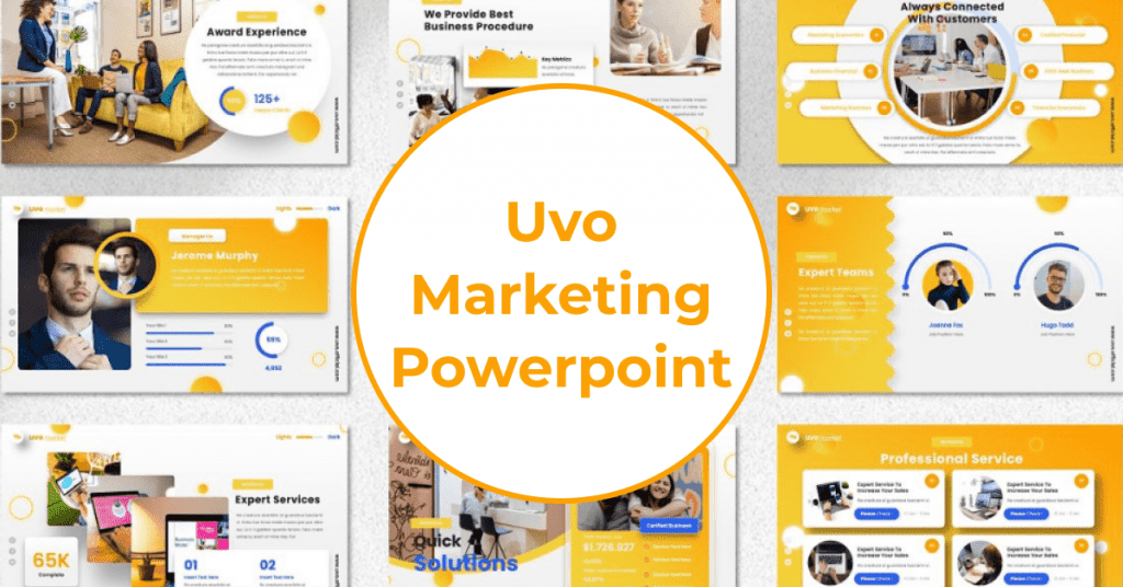 Uvo - Marketing Powerpoint Template – MasterBundles