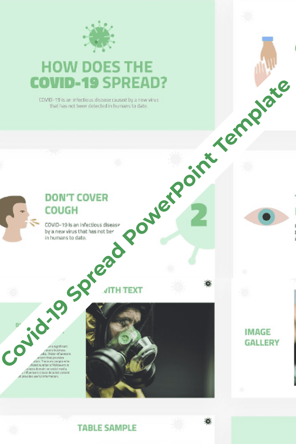 Covid-19 Spread PowerPoint Template Pinterest.